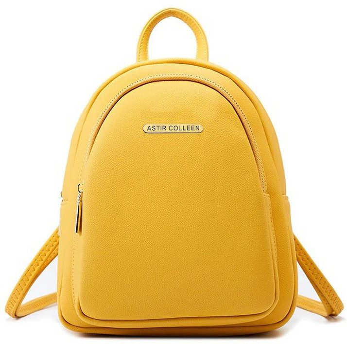 small yellow backpack