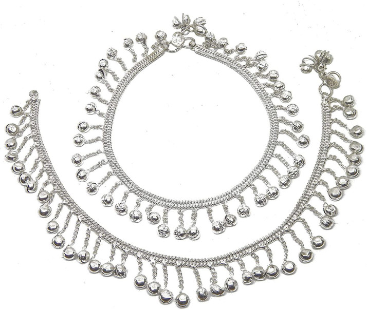 parth Jewellers Silver Plated Payal Leg 