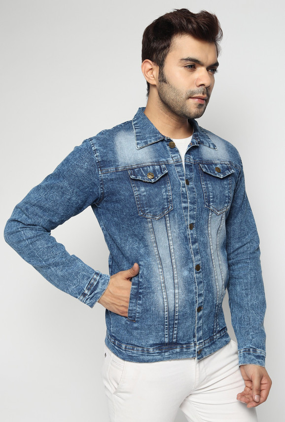 denim jacket men flipkart