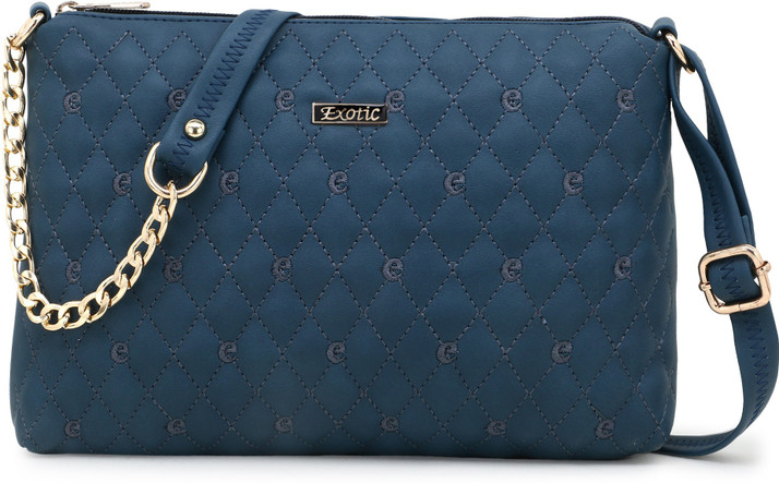 Exotic Blue Sling Bag SLB-24 BLUE 