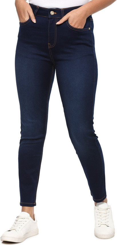 VAN HEUSEN Slim Women Dark Blue Jeans 