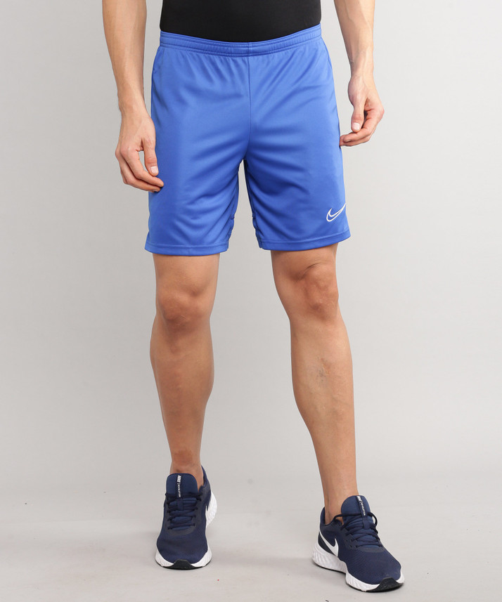 NIKE Solid Men Blue Sports Shorts - Buy 