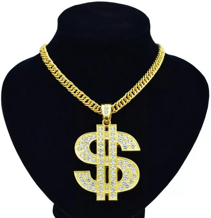 SUMANYA Heavy dollar men necklace chain 