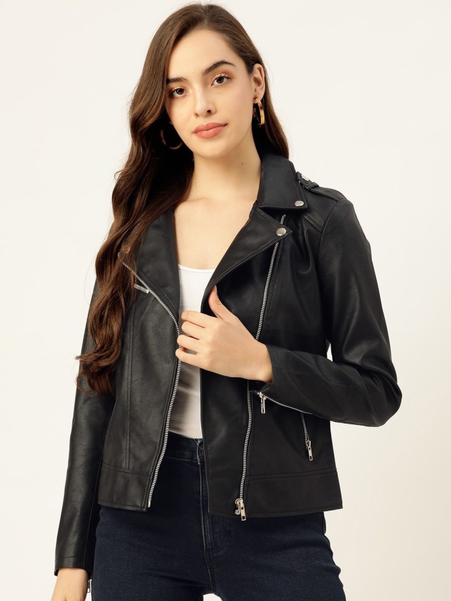 leather jacket women flipkart