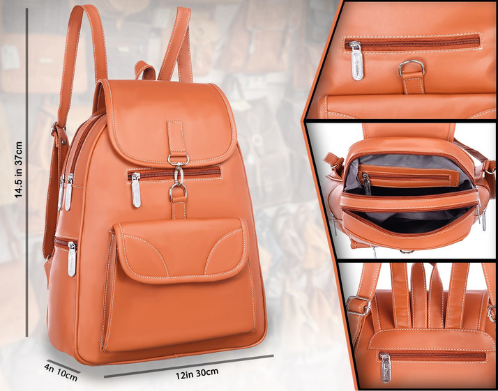 tan ladies backpack