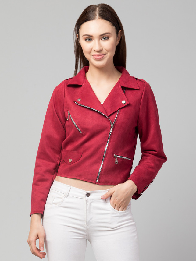 full sleeve solid women's jacket