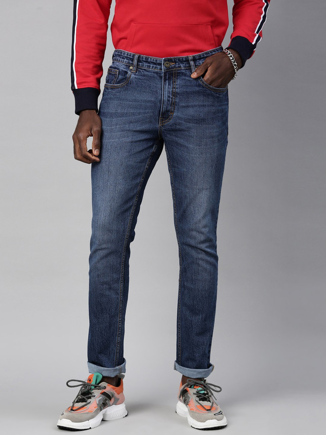 BREAKBOUNCE Slim Men Blue Jeans - Buy 
