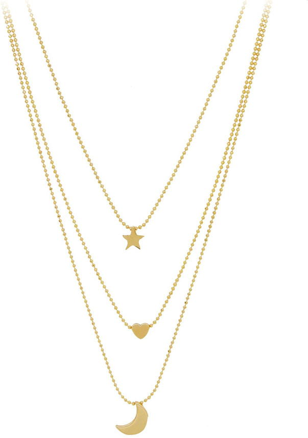 Golden Chains Necklace for Women 