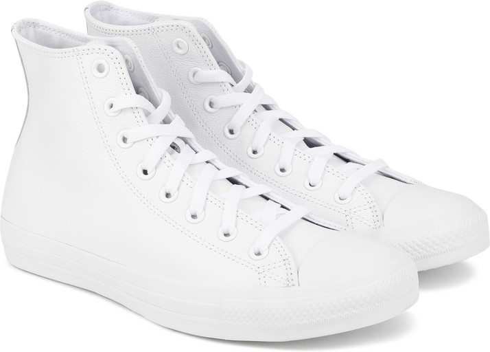 chuck taylor all star leather high top white