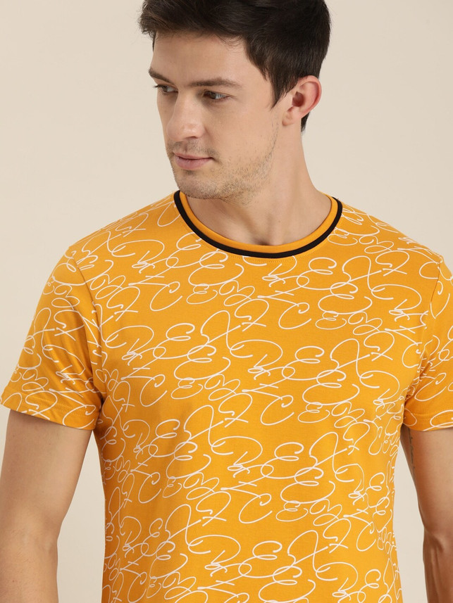 Moda Rapido Printed Men Round Neck 