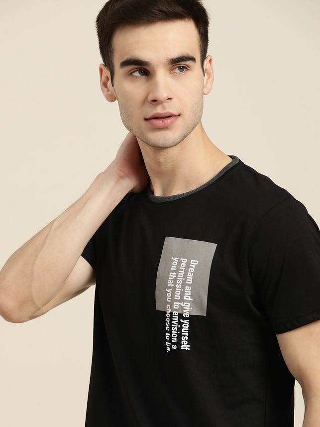 Moda Rapido Printed Men Round Neck 