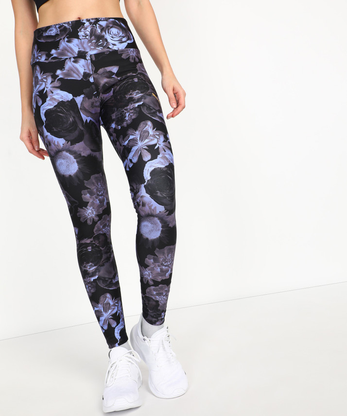 PUMA Printed Women Purple Tights - Buy 
