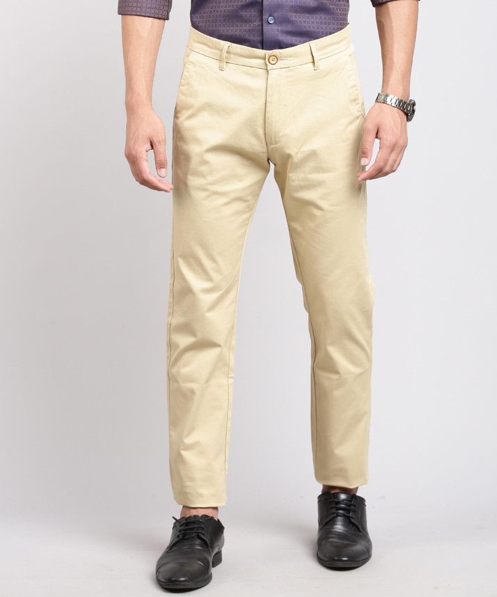 PETER ENGLAND Slim Fit Men Khaki 