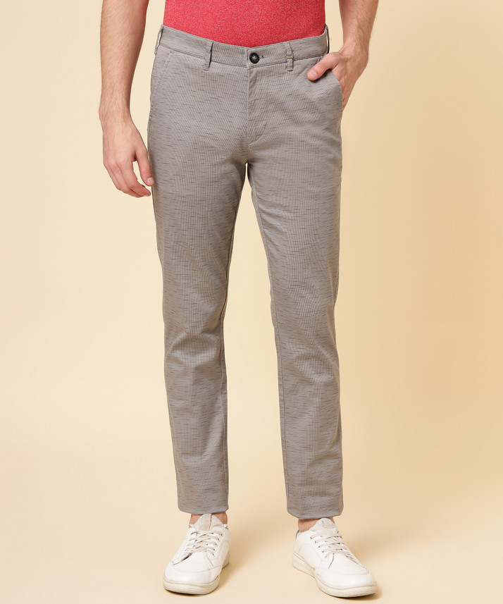 KILLER Slim Fit Men Grey Trousers - Buy 
