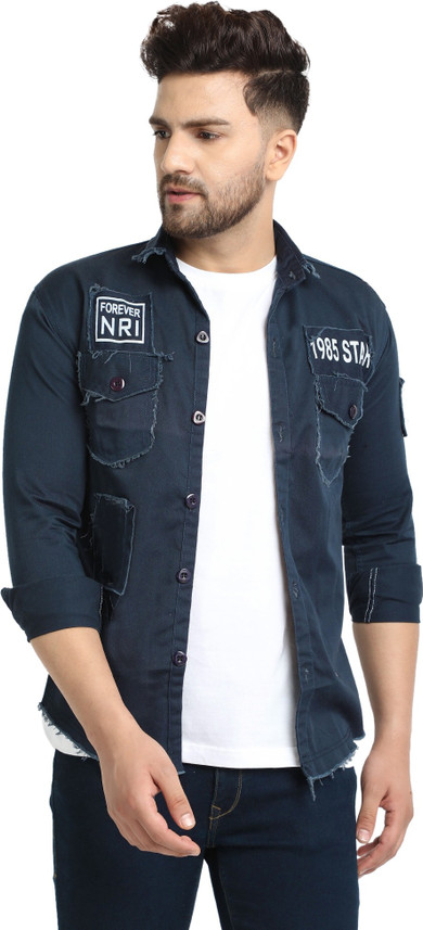 mens denim jacket flipkart
