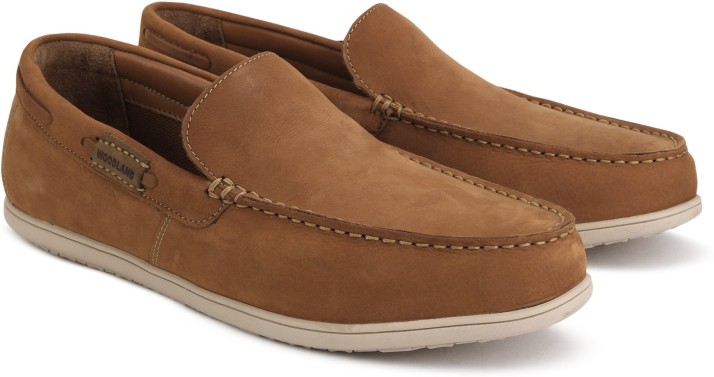 woodland men's leather boat shoes flipkart