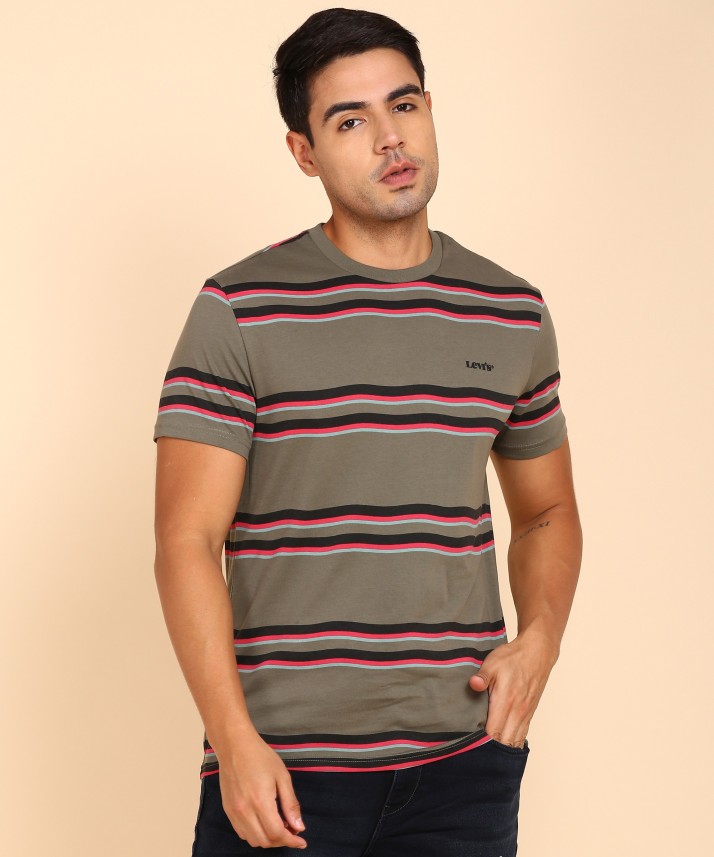 men's levi's striped t shirt