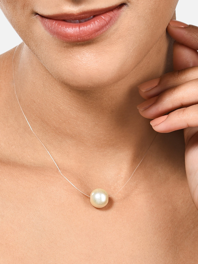 ZAVERI PEARLS Invisible String Magic 