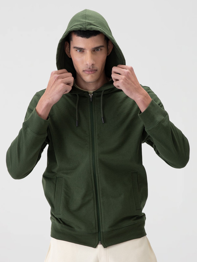 Full Sleeve Solid Men Sweatshirt 
