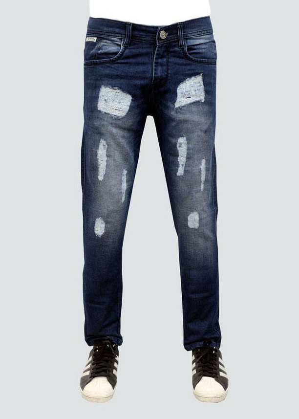 House of Hoor Slim Men Dark Blue Jeans 