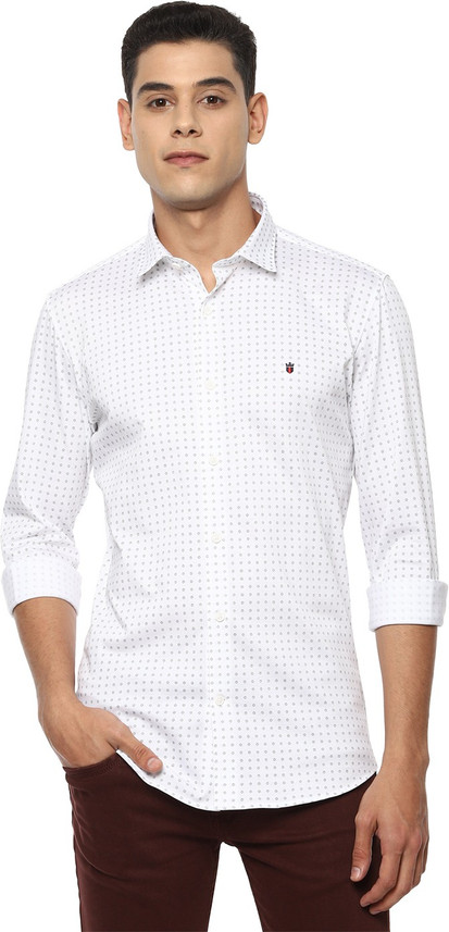 LOUIS PHILIPPE Men Printed Casual White 
