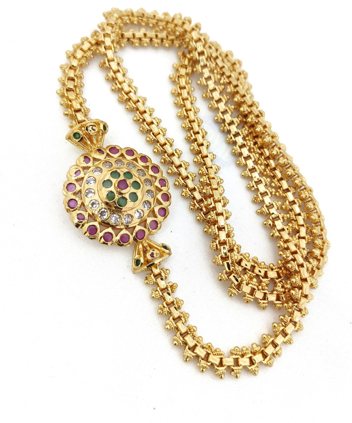 Hanaa 5 Metal Impon Mugappu chain Mopu 