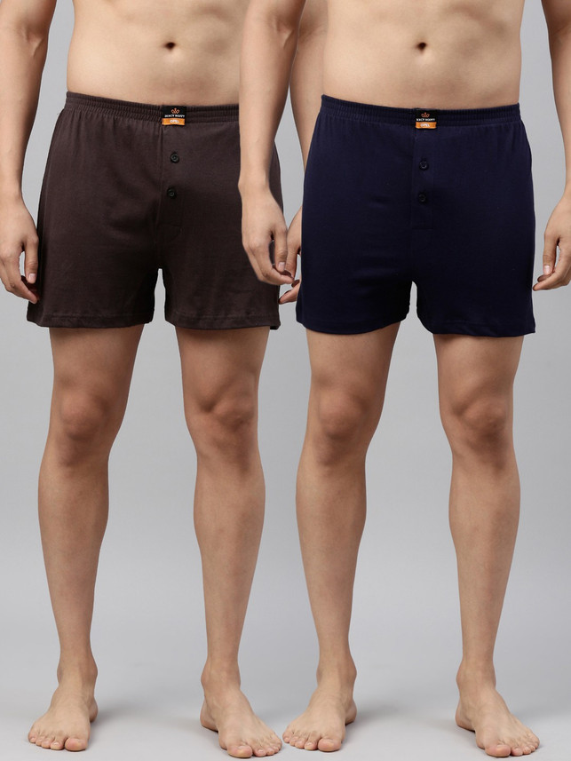 DIXCY SCOTT Solid Men Blue, Brown Night 