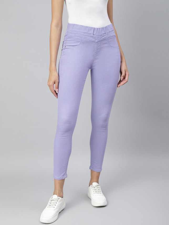 STORIES Skinny Women Purple Jeans 