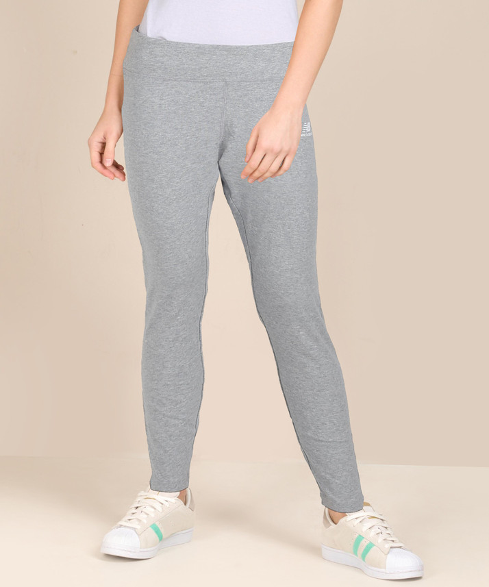 New Balance Solid Women Grey Tights 