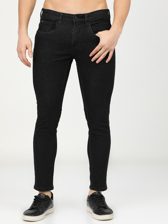 HIGHLANDER Tapered Fit Men Black Jeans 