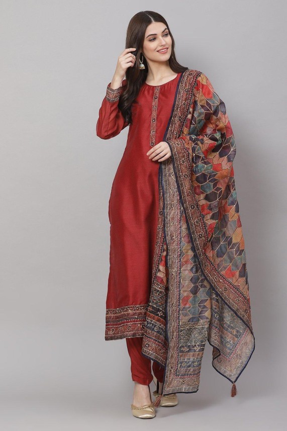 biba unstitched salwar suit