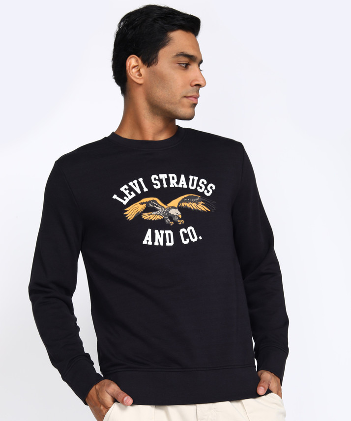 Full Sleeve Printed Men Sweatshirt 