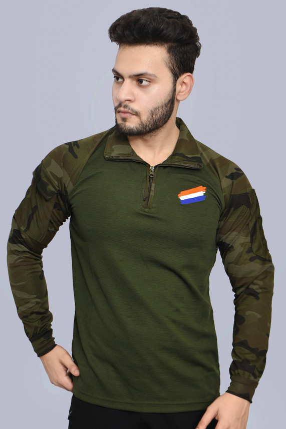 army t shirt flipkart