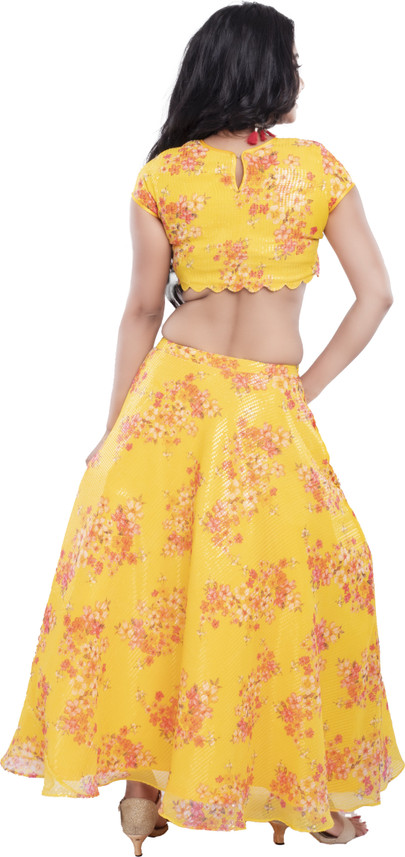 DRESSED UP DIVAS Girls Lehenga Choli 