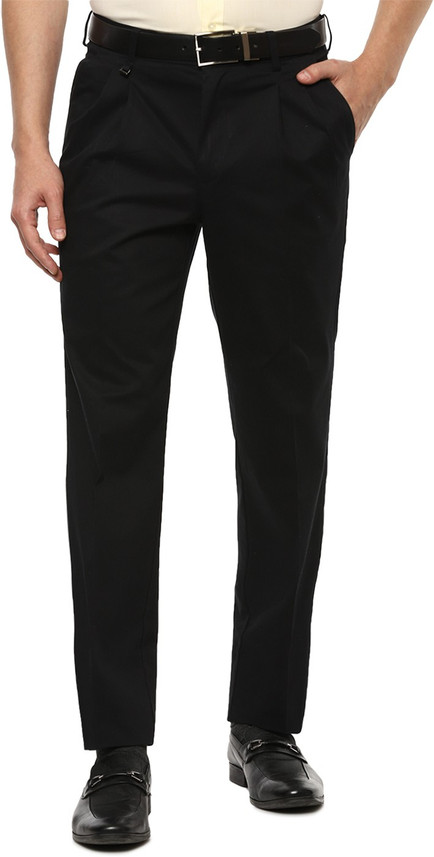 VAN HEUSEN Regular Fit Men Black 