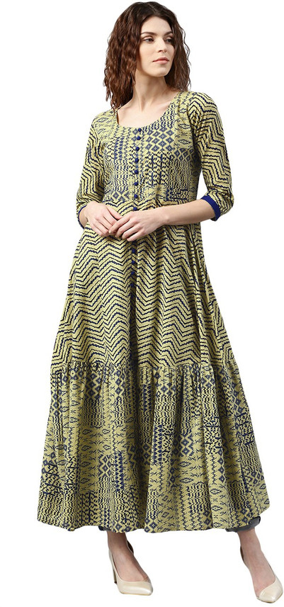 LIBAS Women Printed Anarkali Kurta 
