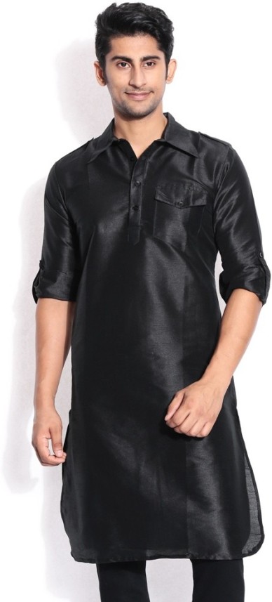 pathani kurta in black