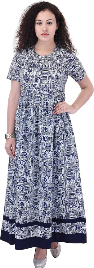 white anarkali dress flipkart