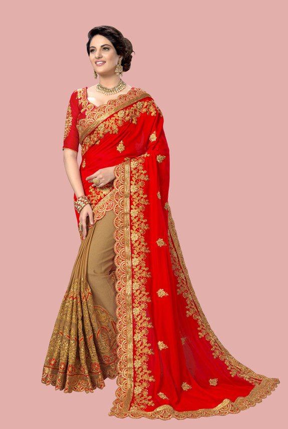 silk saree attire
