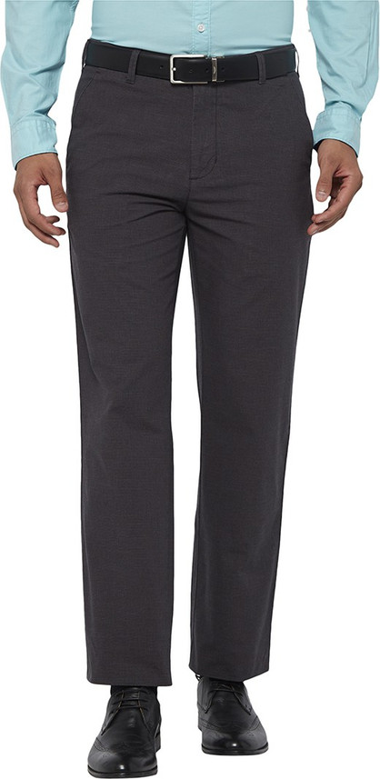 Buy COLORPLUS Regular Fit Men Black 