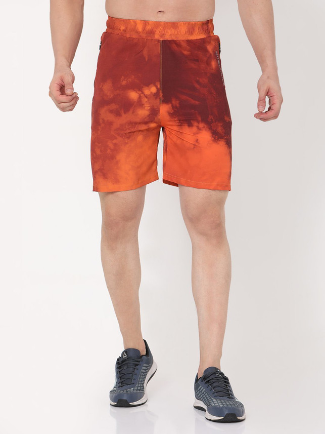 Mens orange gym shorts Clearance