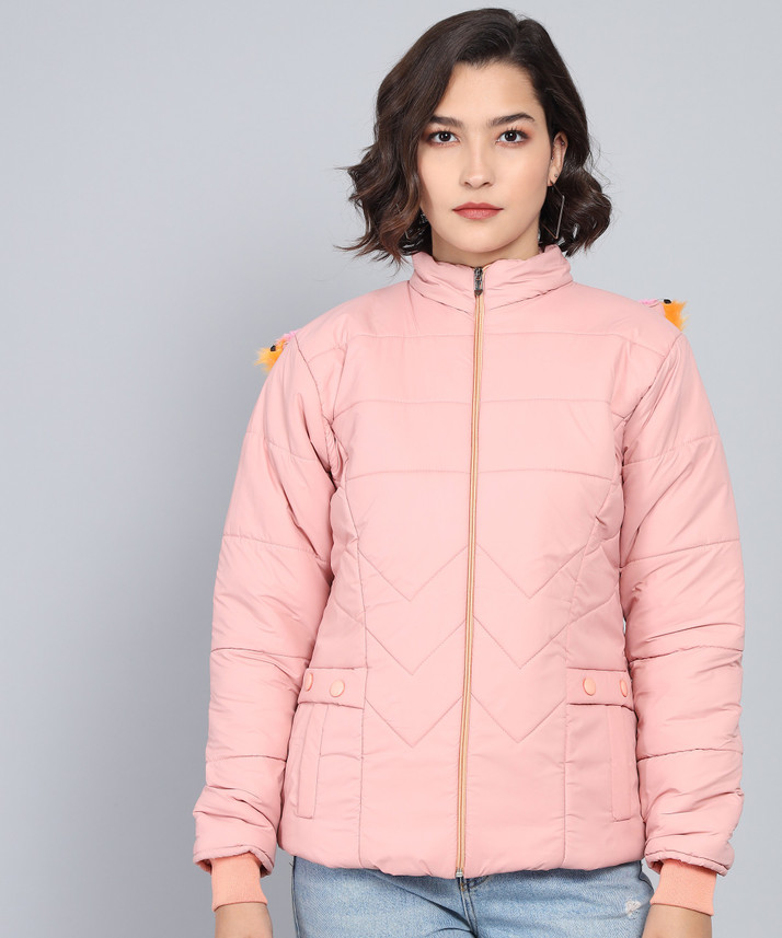 Full Sleeve Self Design Women Jacket 