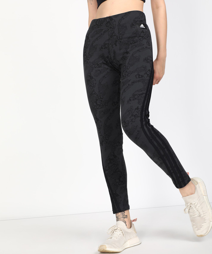 ADIDAS Printed Women Grey Tights - Buy 