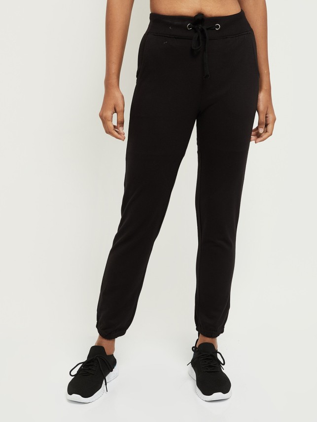 max solid women's track pants