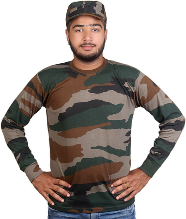 Mimicry Military Camouflage Men Round 