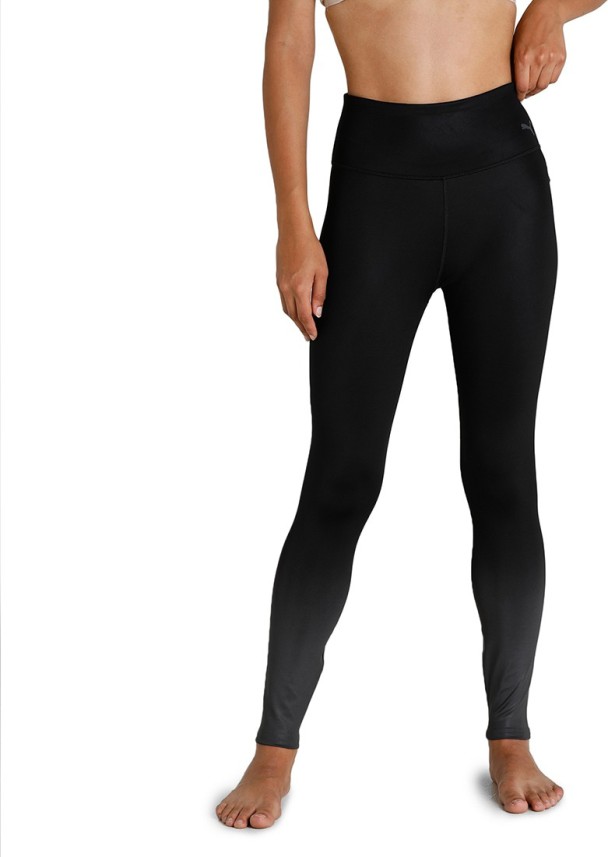 puma printed women black tights