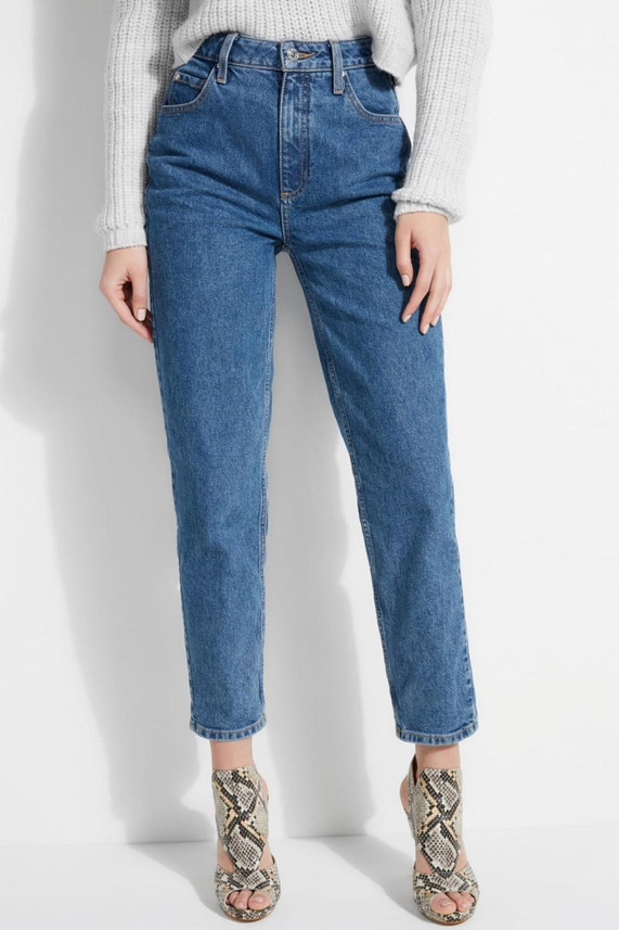 BEARSON Boyfriend Women Dark Blue Jeans 