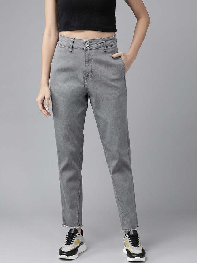 Roadster Boyfriend Women Grey Jeans 