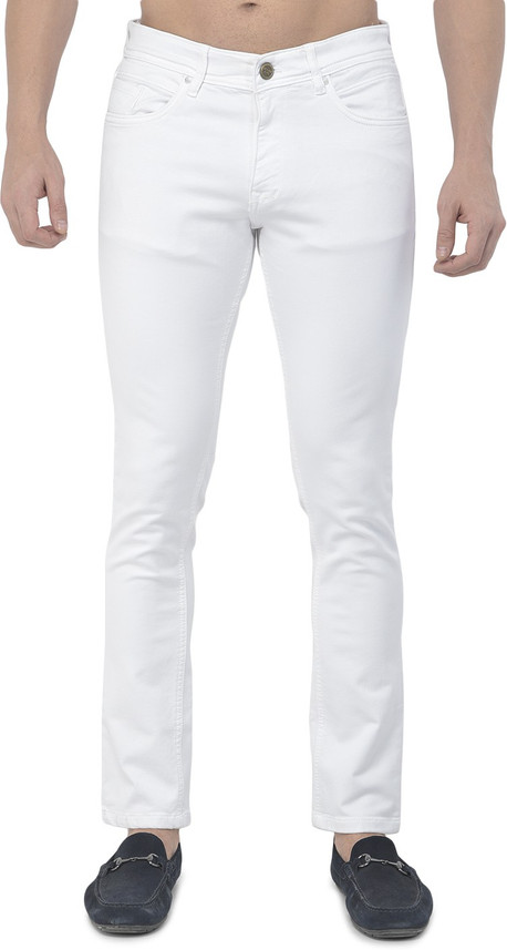 RICHLOOK Slim Men White Jeans - Buy 