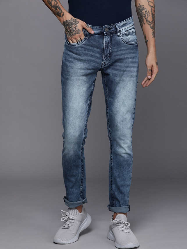 WROGN Slim Men Blue Jeans - Buy WROGN 